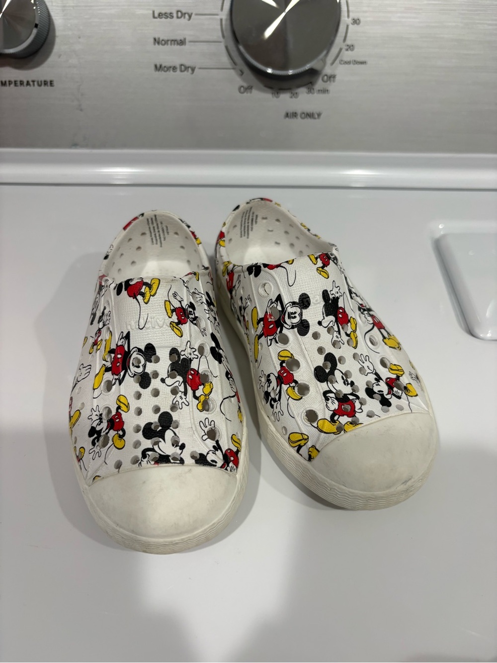 Native Mickey Mouse Sneakers Slip On Shoes Disney C7